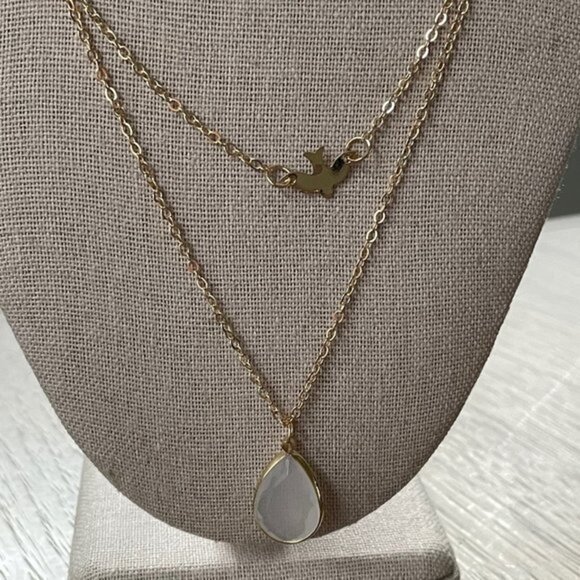 3 for 30 $ MULTI LAYER Dove/Sequin Necklace - Picture 6 of 10